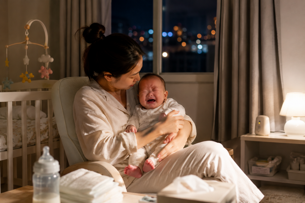 Bé Quấy Khóc Buổi Tối Có Phải Do Đói? 5 Nguyên Nhân Thường Gặp Mẹ Cần Biết