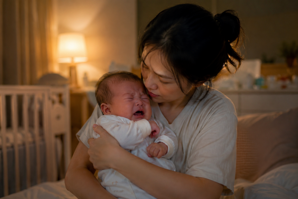 Bé quấy khóc nhiều vào buổi tối: Nguyên nhân và cách giúp trẻ sơ sinh dễ chịu hơn mà mẹ nào cũng nên biết